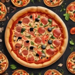 pizza clipart transparent background