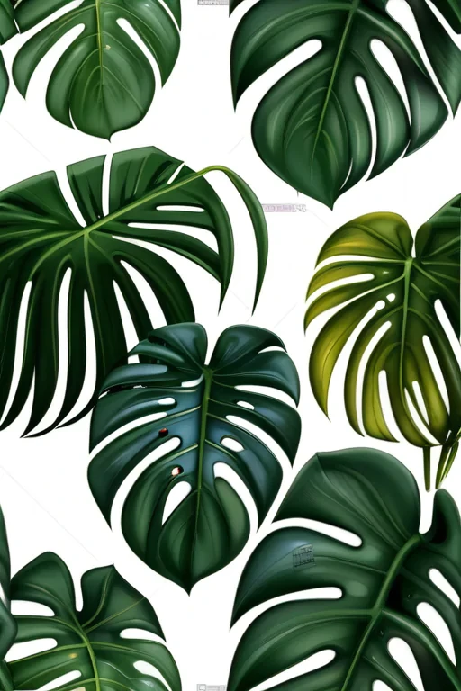 monstera leaf png