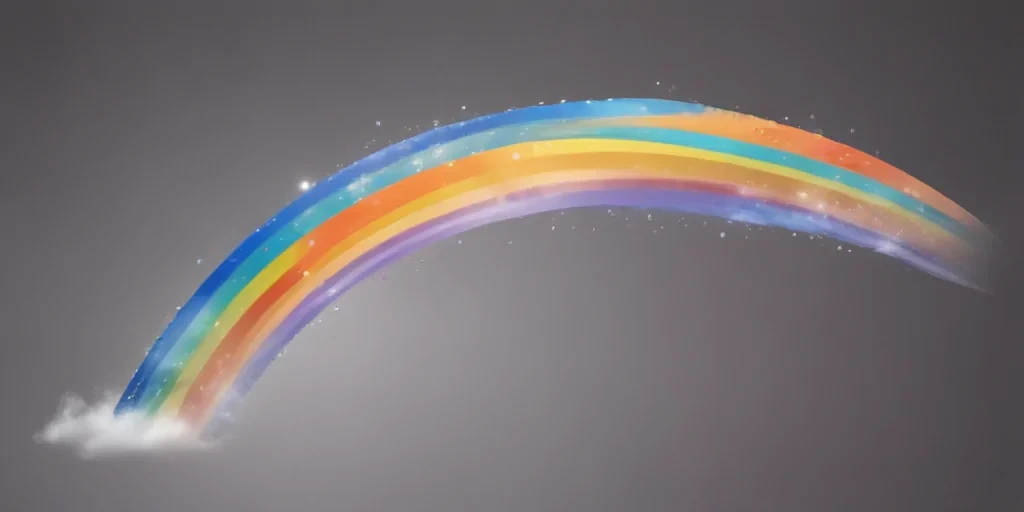transparent background rainbow clipart