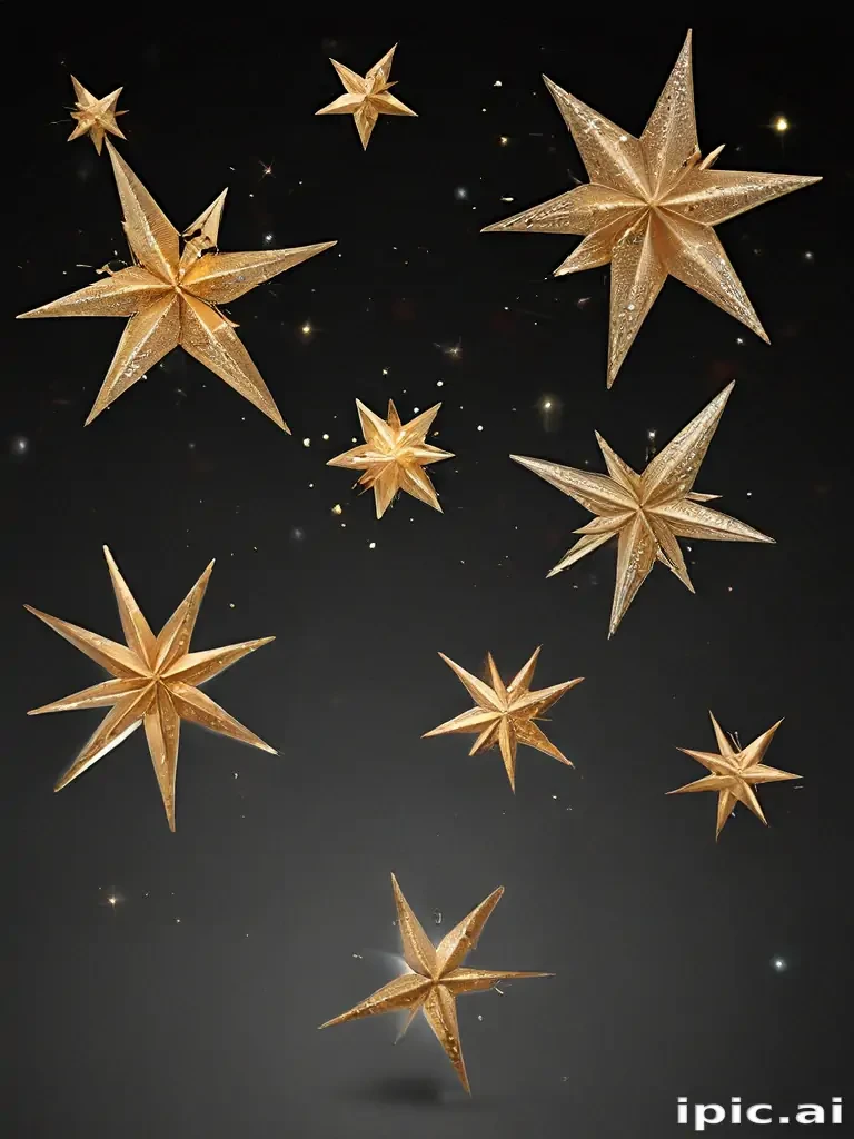 glittering stars png