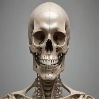 skeleton transparent