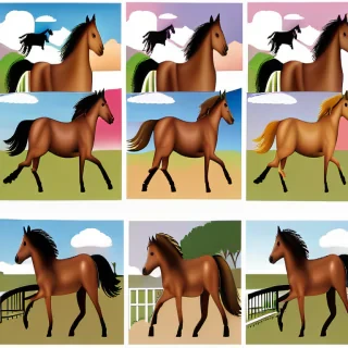 horses clip art
