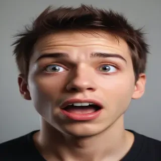 shocked face png