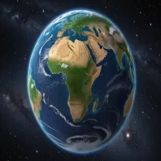 cartoon picture of planet earth