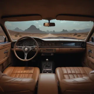 inside car background