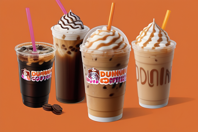 how much caffeine in dunkin iced coffee