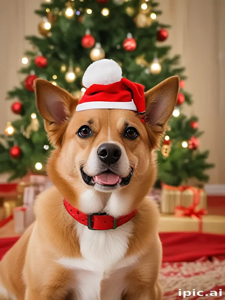 christmas dog photos