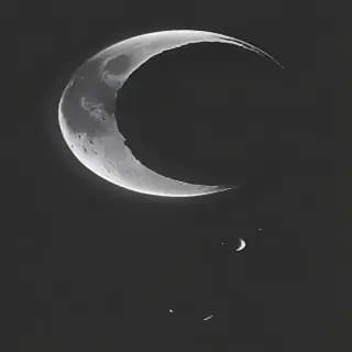 crescent moon transparent background
