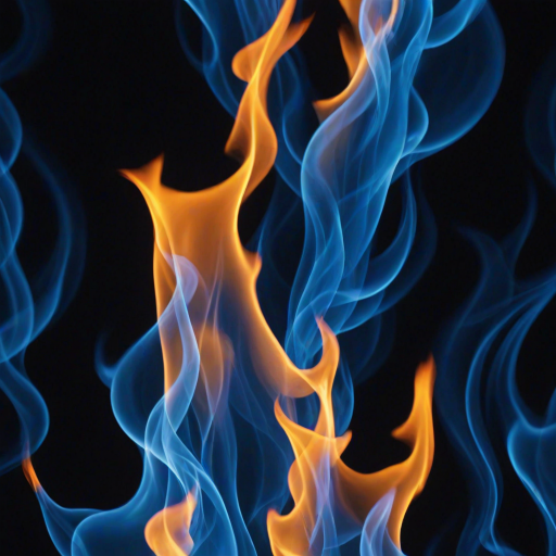 blue flame background