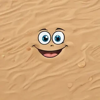cartoon sand