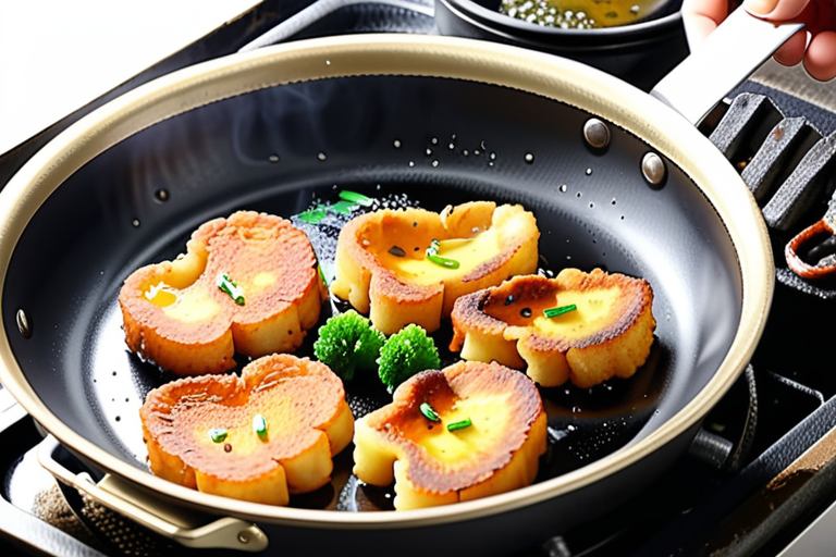 miracle of the oil pan fried dish