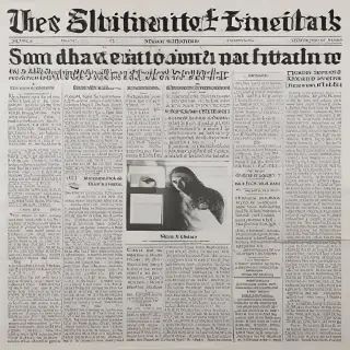 newspaper transparent