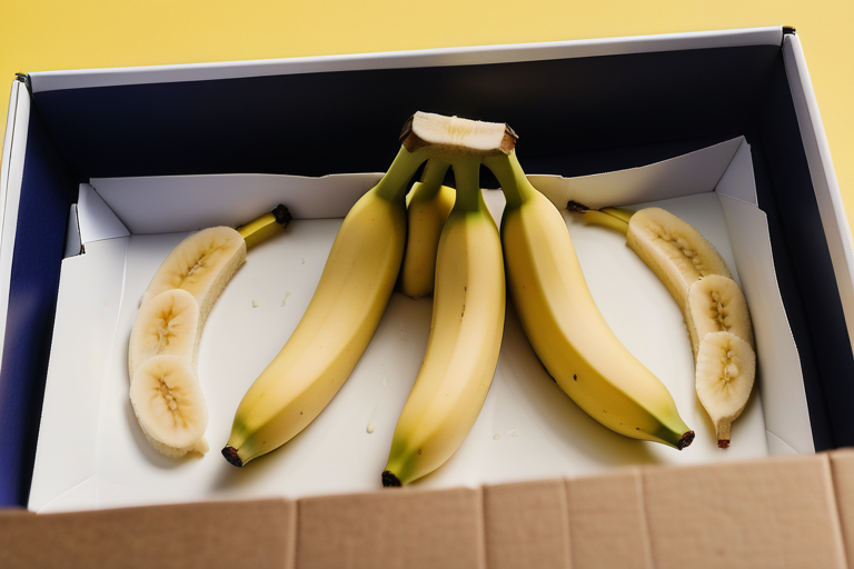 bananas in a box dessert