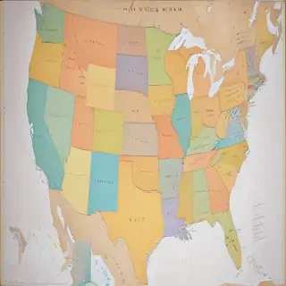 map of the united states of america