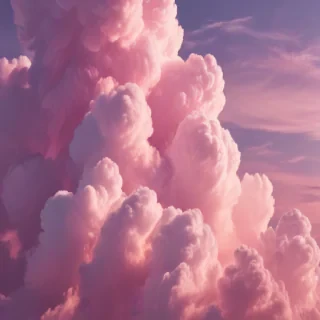 pink cloud background