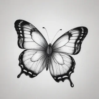 picture of a butterfly drawing