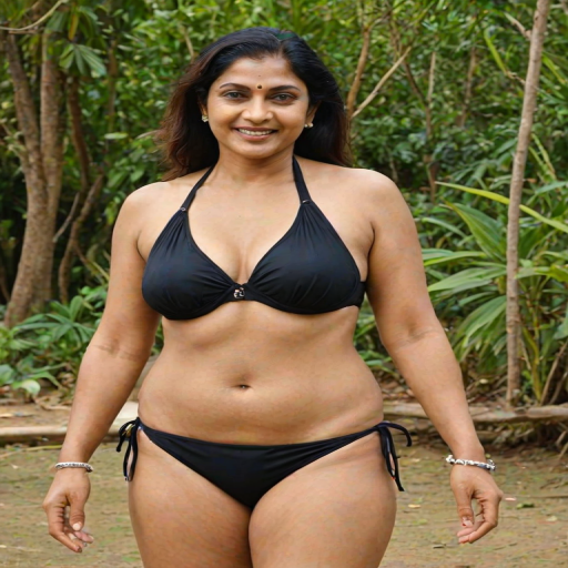 aunty bikini
