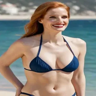 jessica chastain in bikini