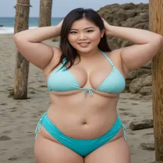 bbw asian bikini