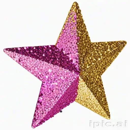 glitter star png