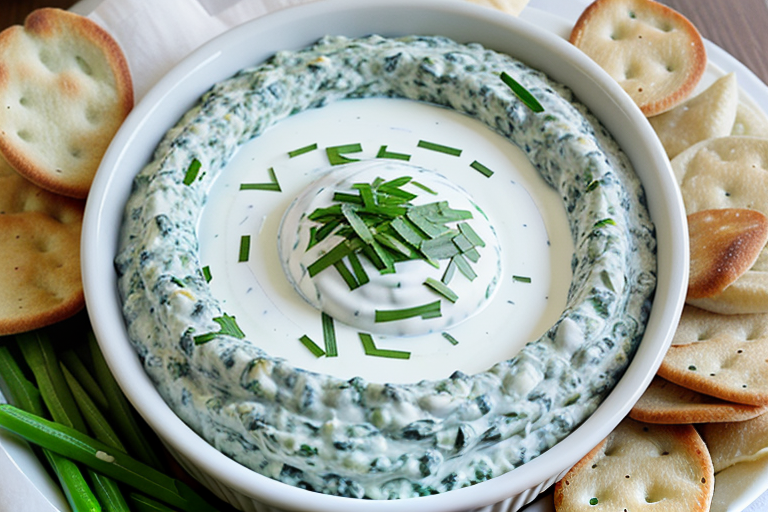 spinach dip with hidden valley ranch dressing