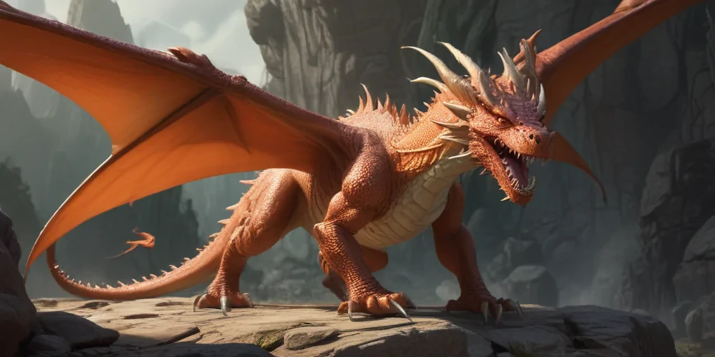 cartoon of a dragon