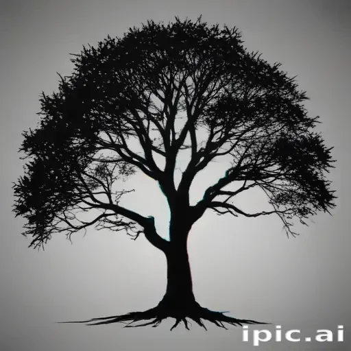 silhouette tree png