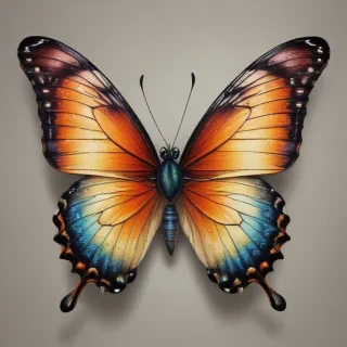 picture of a butterfly drawing