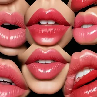 glossy lips png