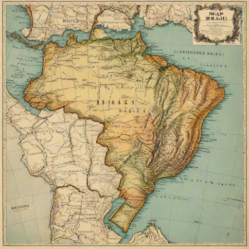 map of brazil