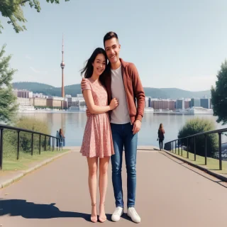 couple pictures cartoon
