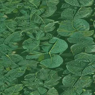 green leaf design