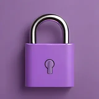 purple lock screen