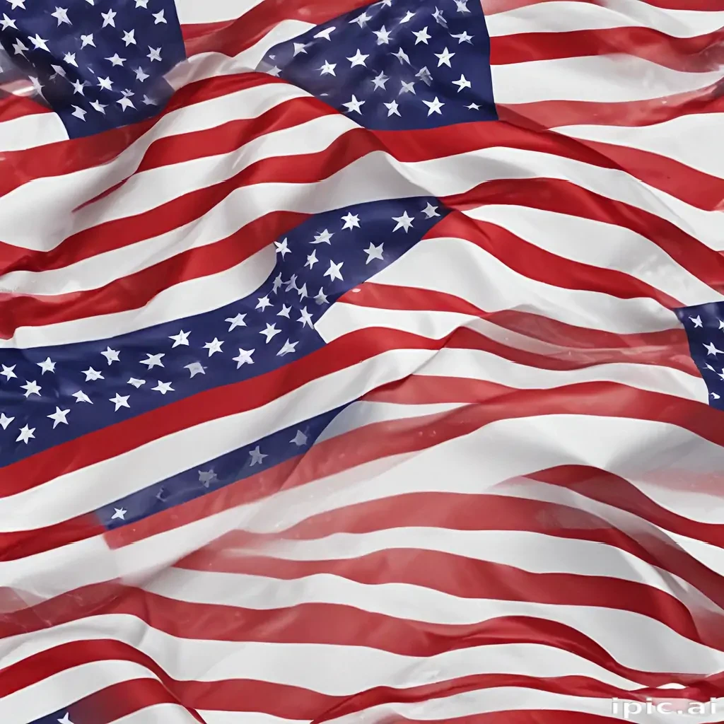 united states flag transparent