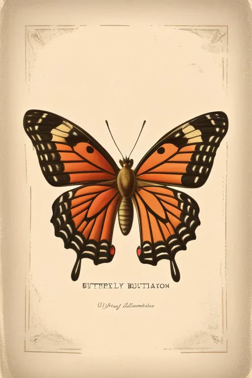 vintage butterfly illustration