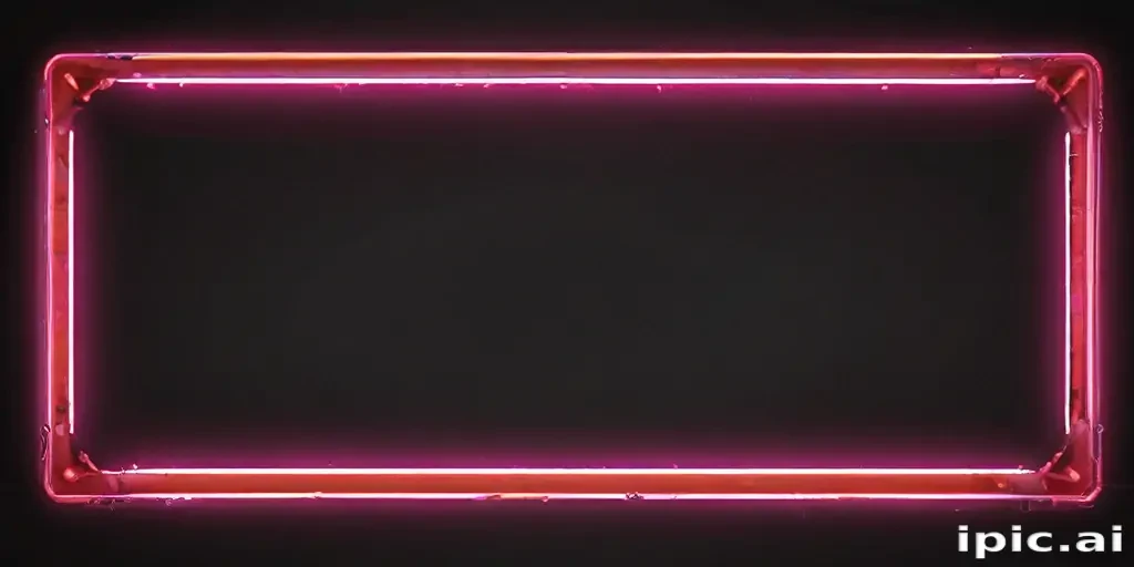 neon frame png