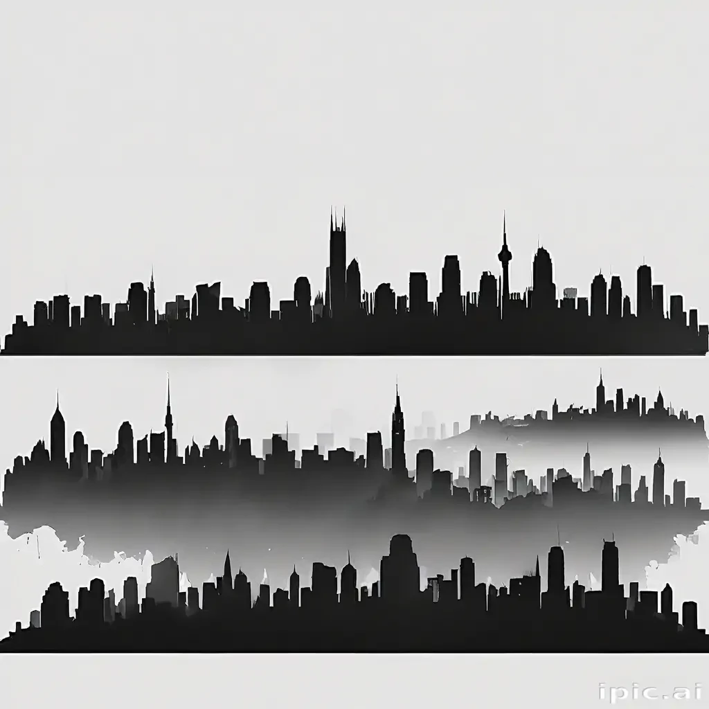 city silhouette png