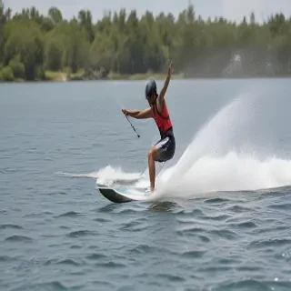 water skiing
