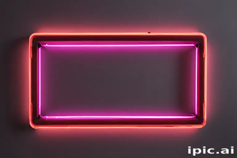 neon frame