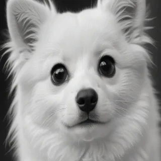 cute black and white