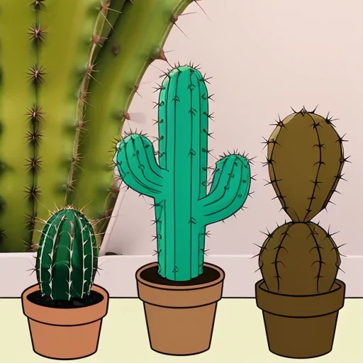 cactus cartoon