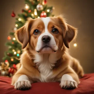 christmas dog photos