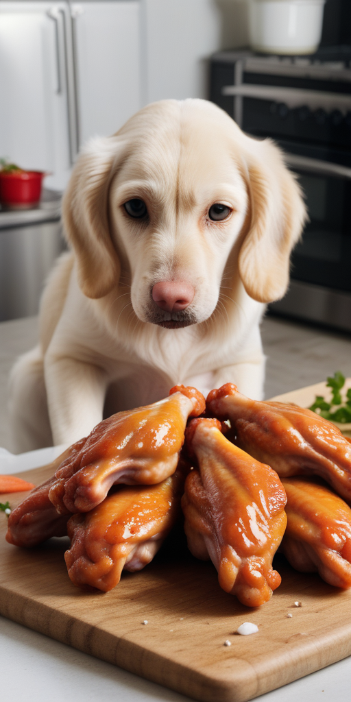 can dogs eat raw chicken wings