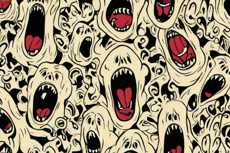 screaming background