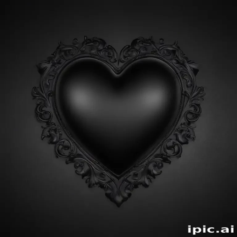 black heart background