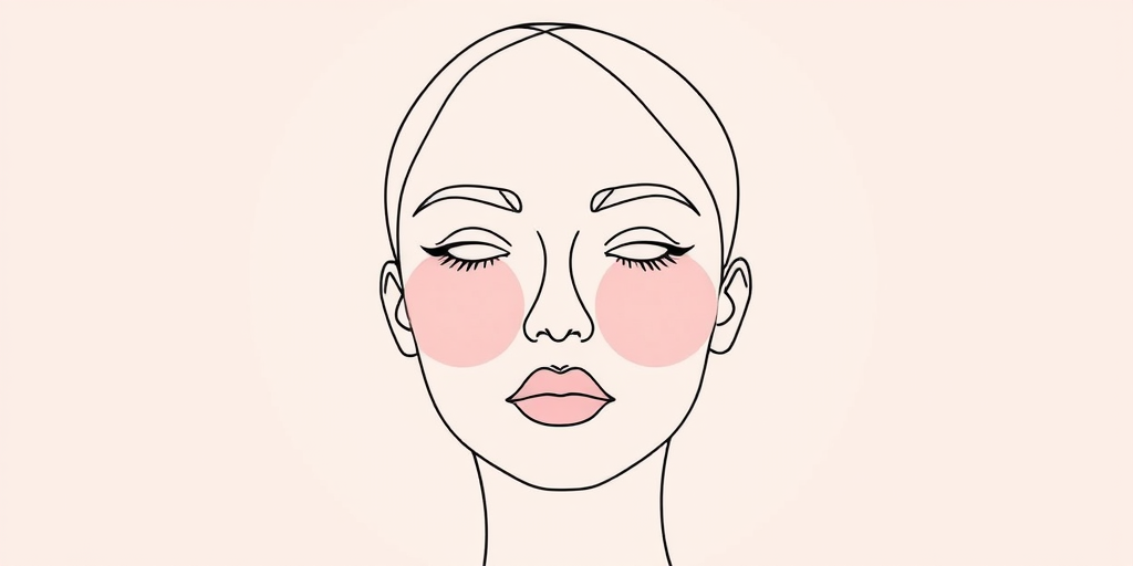 Create a minimalist line art portrait of a face featuring soft geometric shapes in pastel colors, with a large circular background resembling the sun, use a Canon EOS R5 with a 50mm f/1.2 lens at f/2.8, 1/125s shutter speed, ISO 100, shot in natural light to enhance image quality.