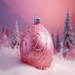 pink christmas desktop wallpaper