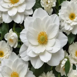 white flower transparent