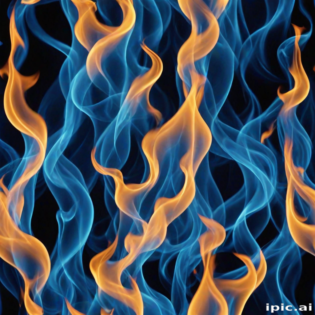 blue flame background