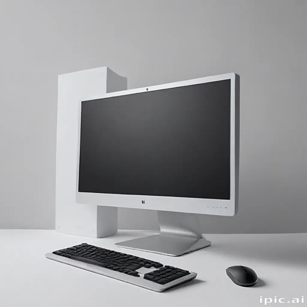 computer mockup